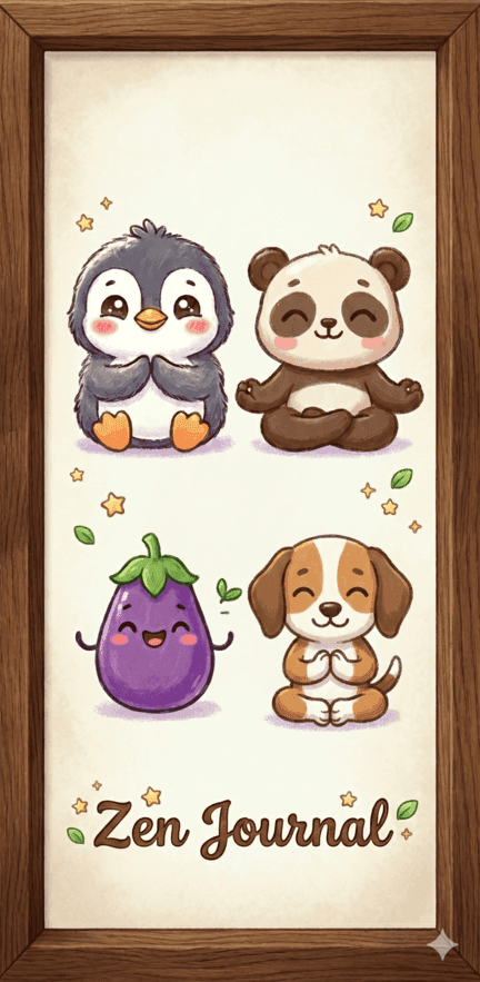 Zen Journal mockup